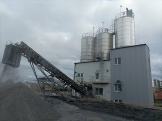 Reconstruction of mixing centre for the operation of fluid boilers