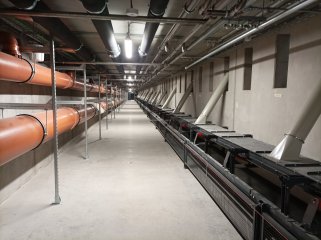 Material preparation technology for PVC extrusive lines