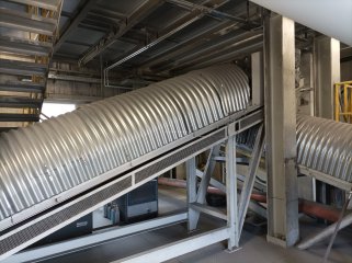 Reconstruction of mixing centre for the operation of fluid boilers