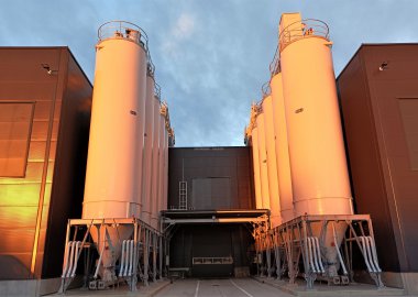 Technologia przechowywania, mieszania i transportu materiału do produkcji w technologii wytłaczania